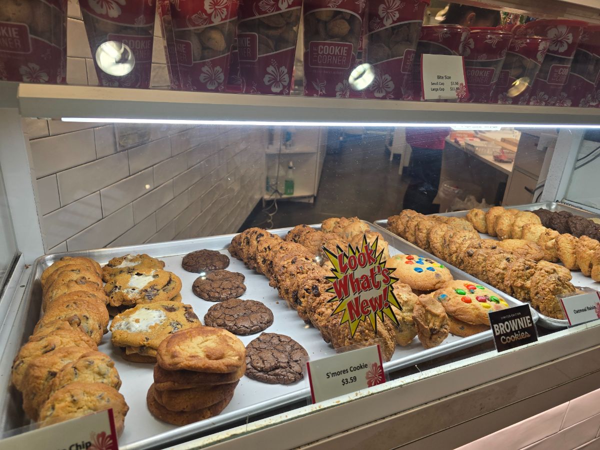 カハラにあるクッキーコーナーの店内の様子